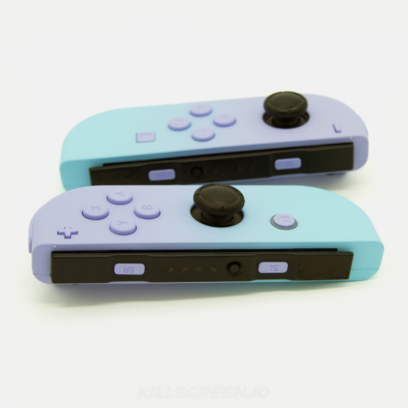 Purple Blue Fade Joycons by Killscreen