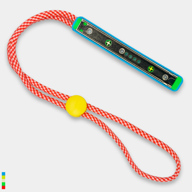 Under side of Blue "Sail Away" Nintendo Switch Joycon Straps by Killscreen