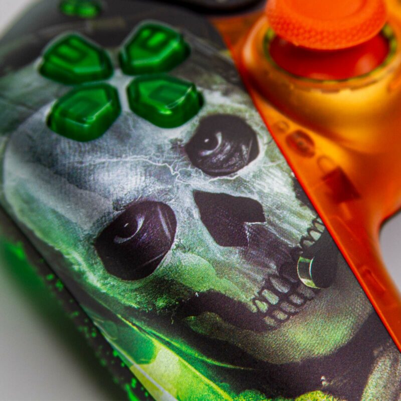 COD MW2 Ghost PS5 Controller Skull Close-up