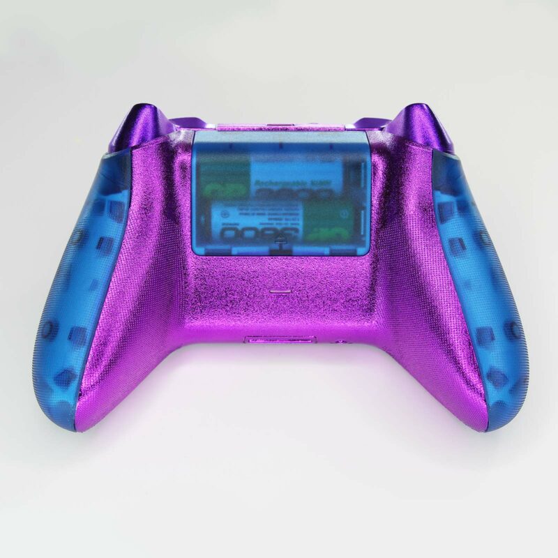 Battery area of Killscreen Viocid Purple Blue Xbox Series Wireless Controller