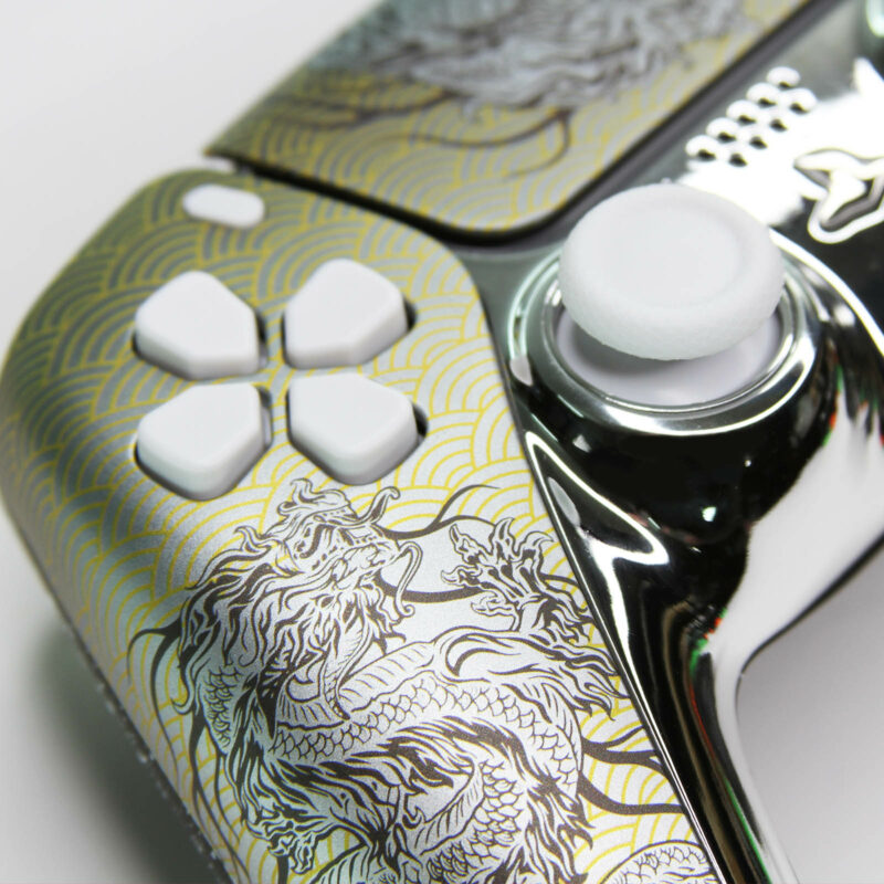 Silver Dragon PS5 Controller - Image 5