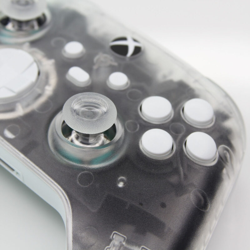 Clear & White Xbox Series Controller by Killscreen