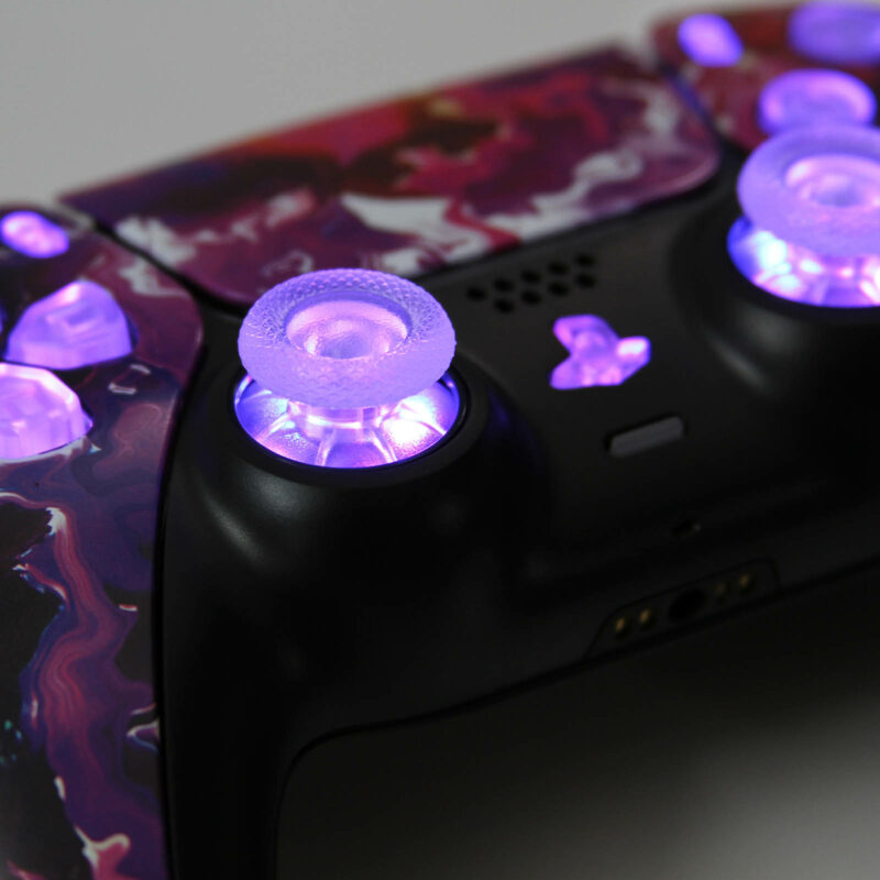 Vulcan Purple Lava RGB LED PS5 Controller - Image 5