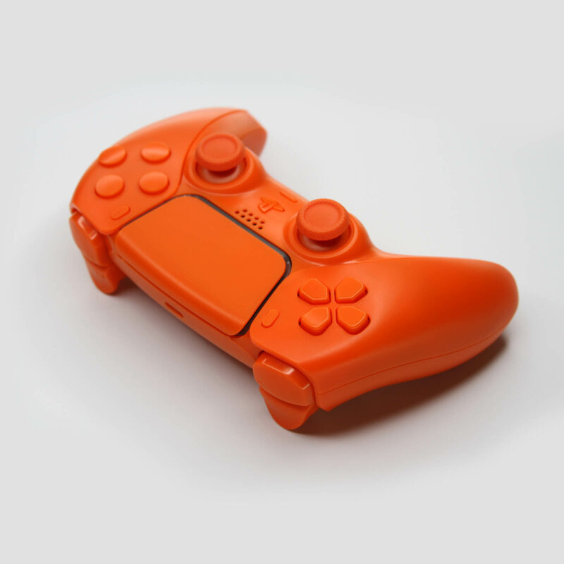 Top of Triple Orange PS5 Controller