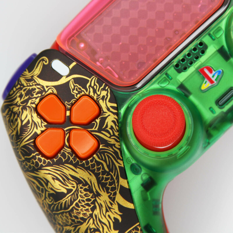 Close up of directional pad on Streetkid Controller