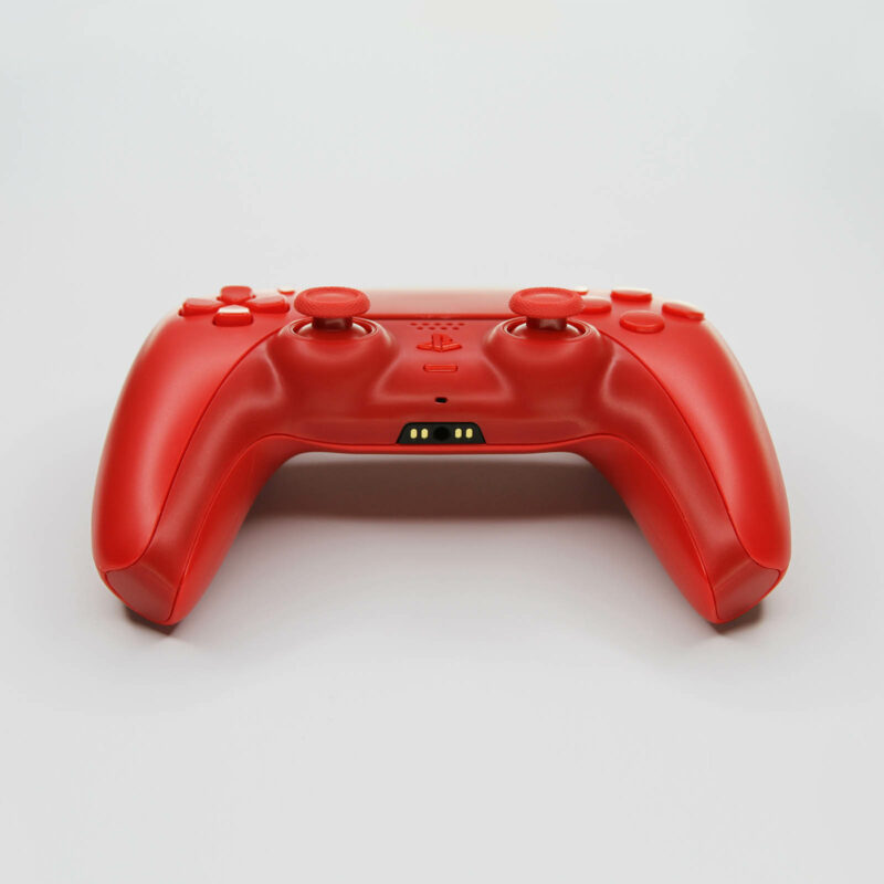 Front of Triple Red PS5 Controller