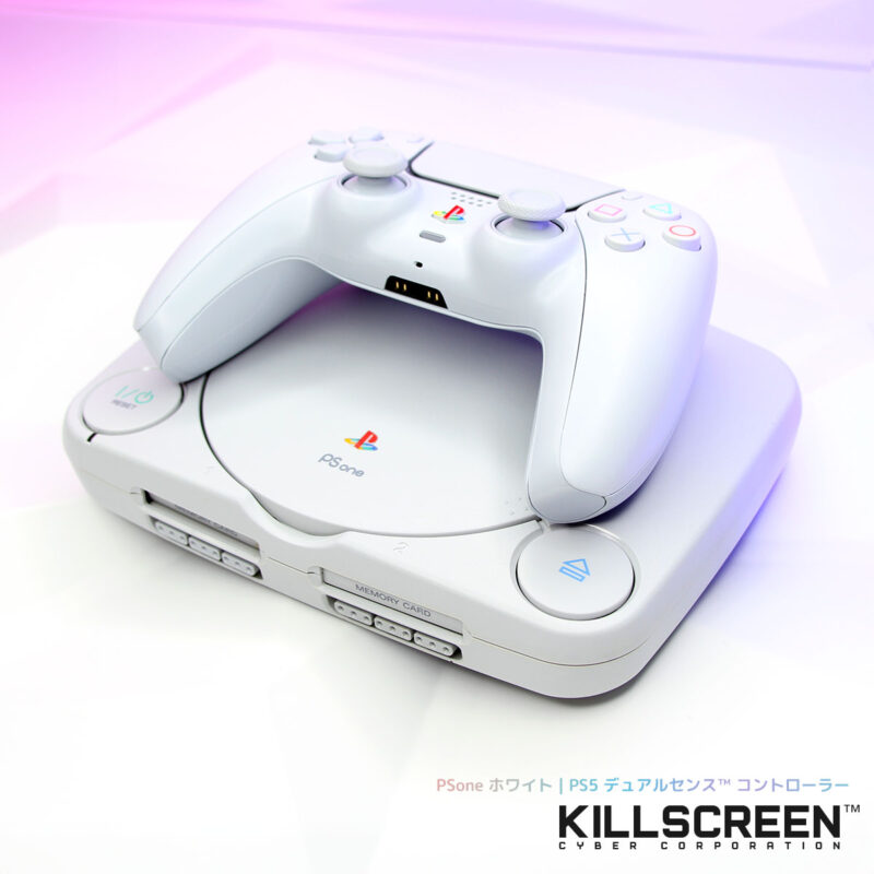 PSone PlayStation 5 DualSense Controller with PSone Console