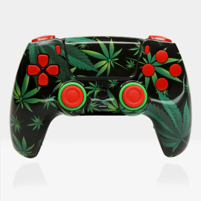 Leafy Luna 420 PS5 Controller