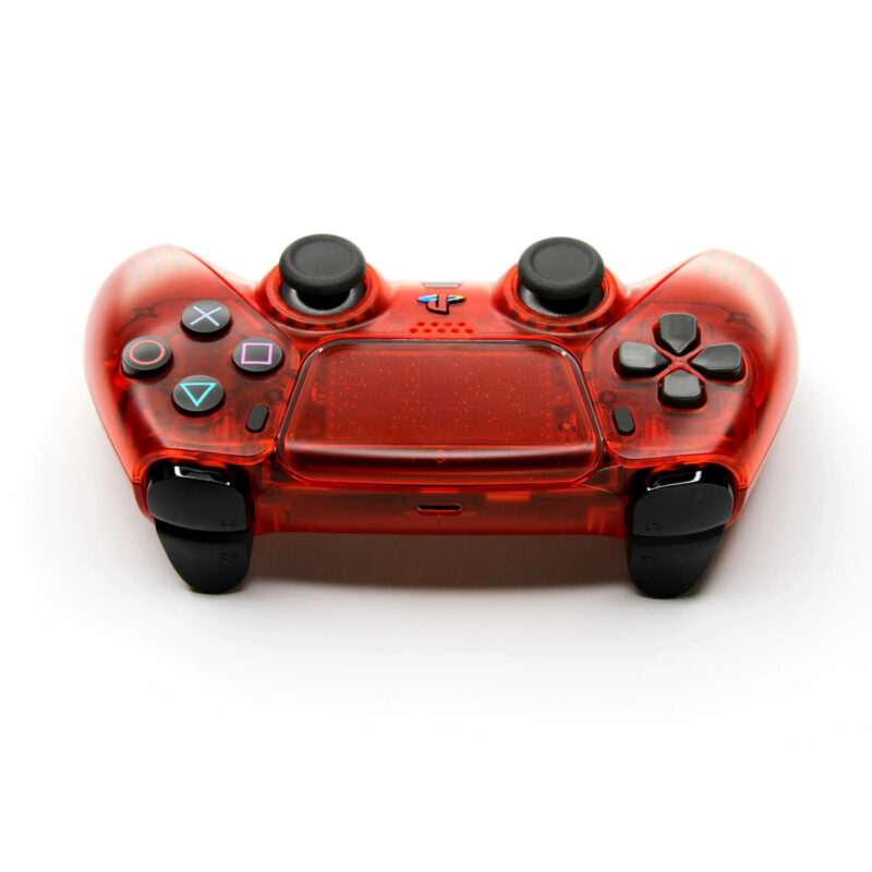 Back of PS2 Crimson Red PS5 Controller
