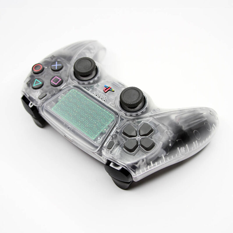 Top Dpad angle of Crystal Clear PS5 Controller by Killscreen