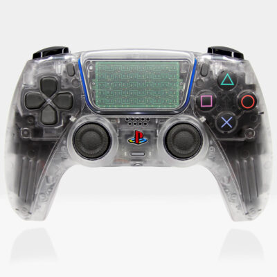 PS2 Crystal Clear Retro PS5 Controller by Killscreen