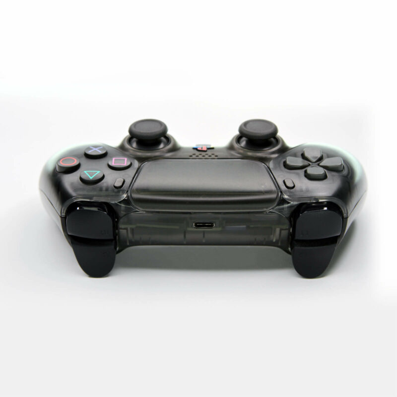 Rear angle of PS2 Zen Black PS5 Controller