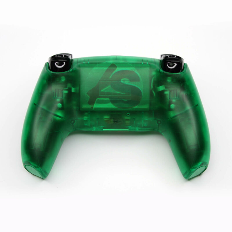 Back of PS2 Emerald Retro PS5 Controller