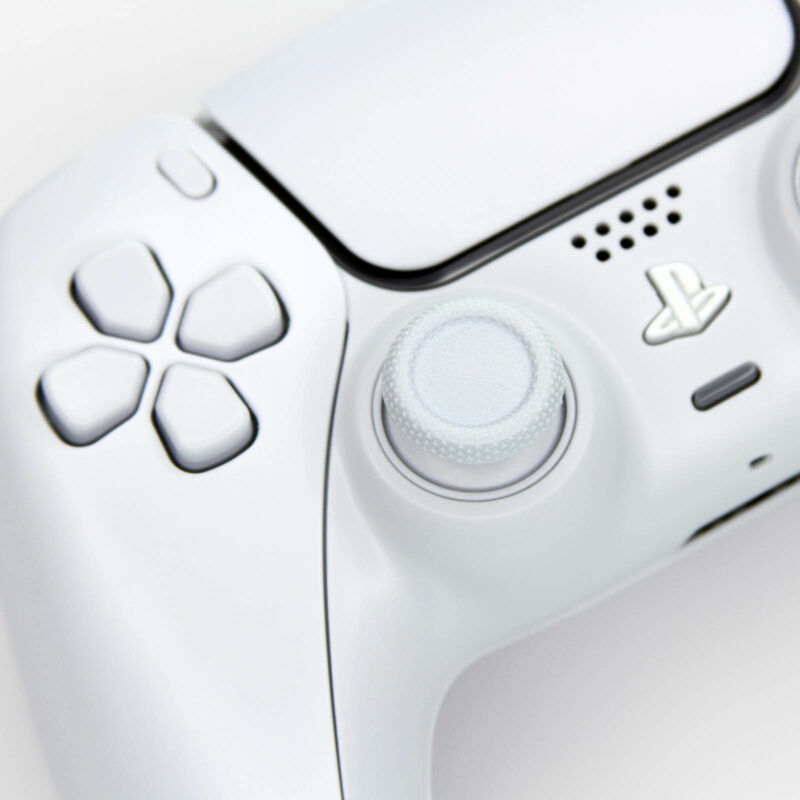 Close up of Ash PlayStation 5 DualSense Controller