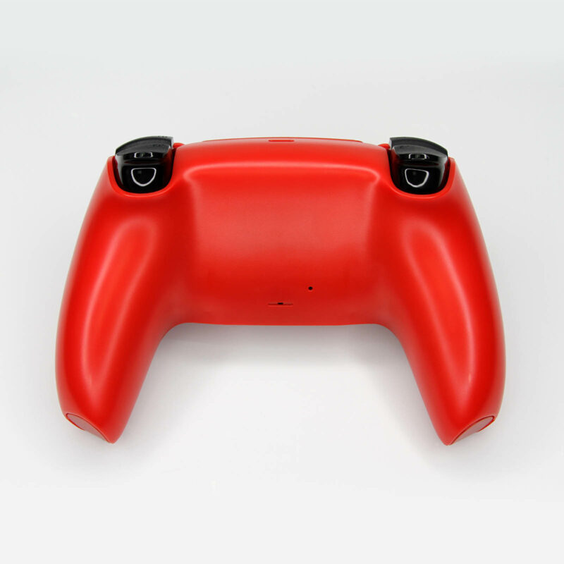 Back of Cinnabar Red PlayStation 5 Controller