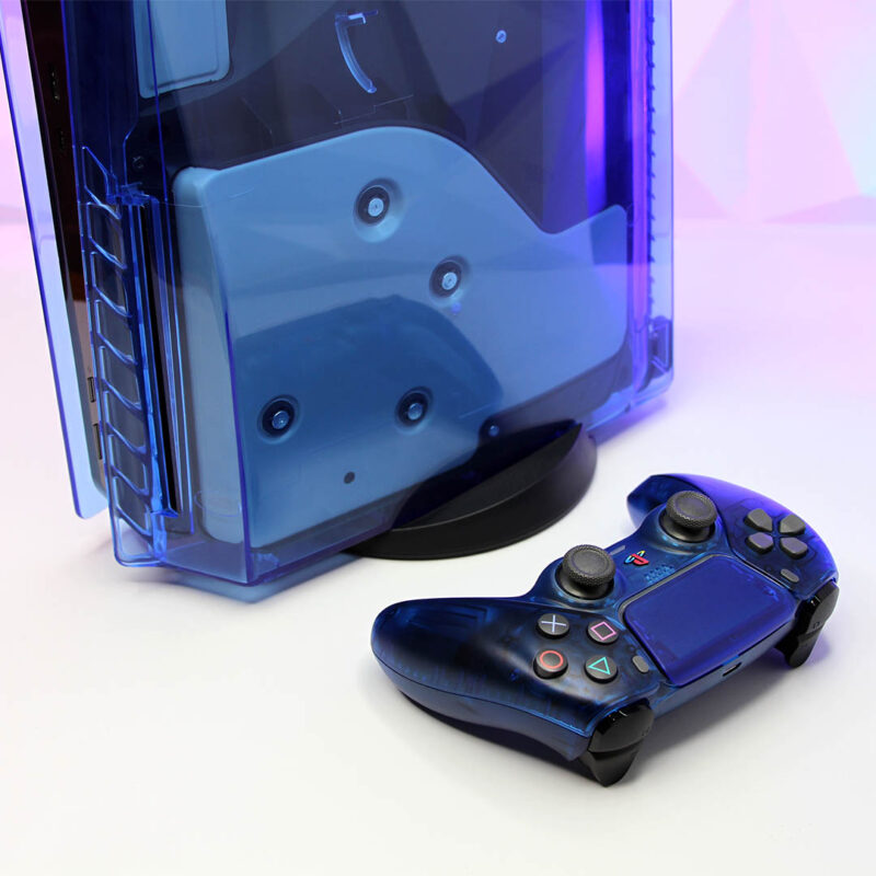 Clear Blue PS5 Console Faceplates - Image 2
