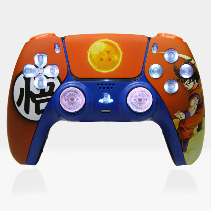 Goku RGB LED Dragon Ball Z PS5 Controller