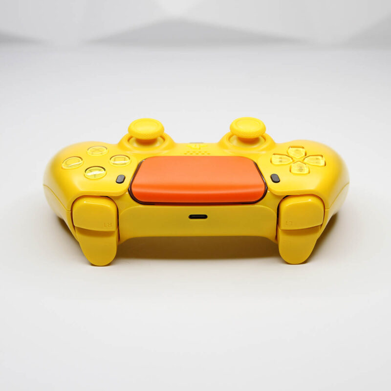 Rear view of Yellow Rubber Ducky PlayStation 5 Controller