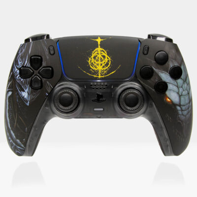 Elden Ring PS5 Controller with Dragon by Killscreen