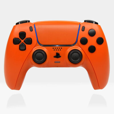 Arancia Orange and Black PS5 Controller