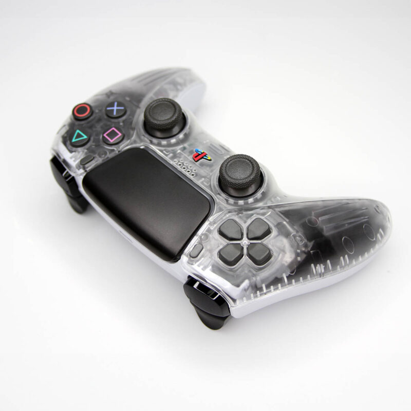 PS4 Crystal Clear PS5 Controller by Killscreen