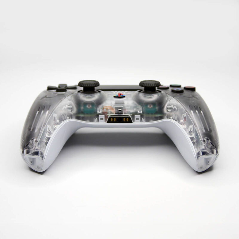 PS4 Crystal Clear PS5 Controller by Killscreen