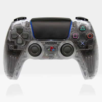 PS4 Crystal Clear PS5 Controller by Killscreen