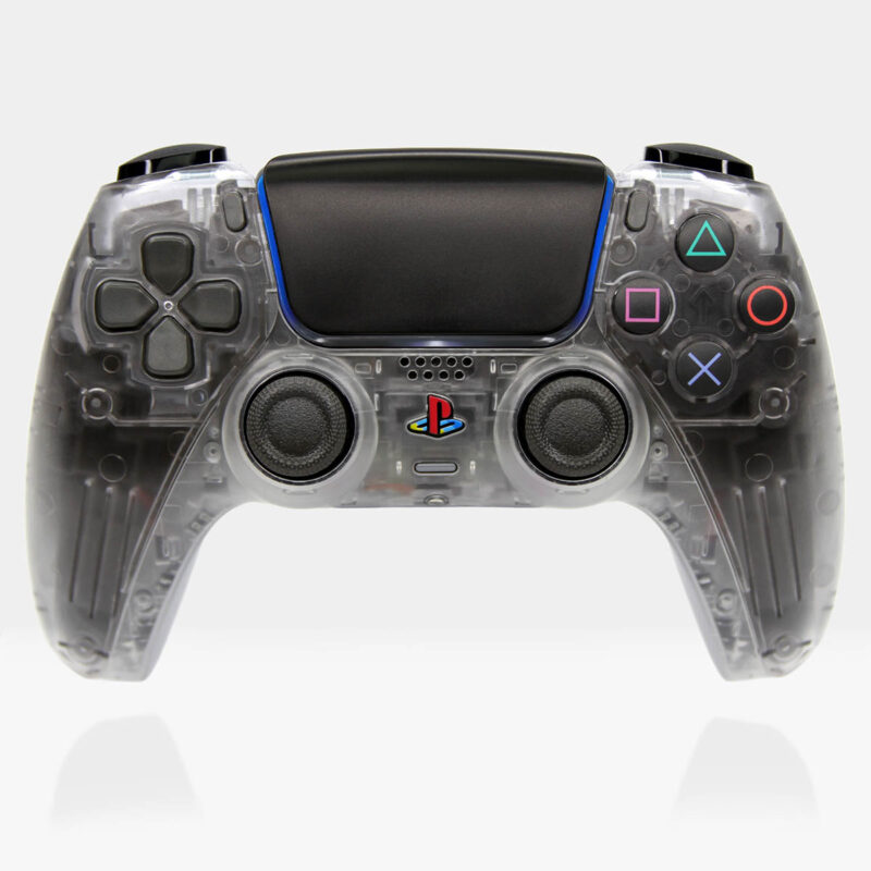 PS4 Crystal Clear PS5 Controller by Killscreen