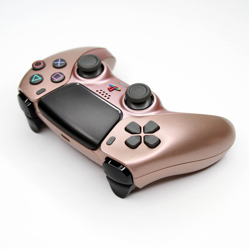 DPad angle of Rose Gold Metallic Muave PS5 Controller