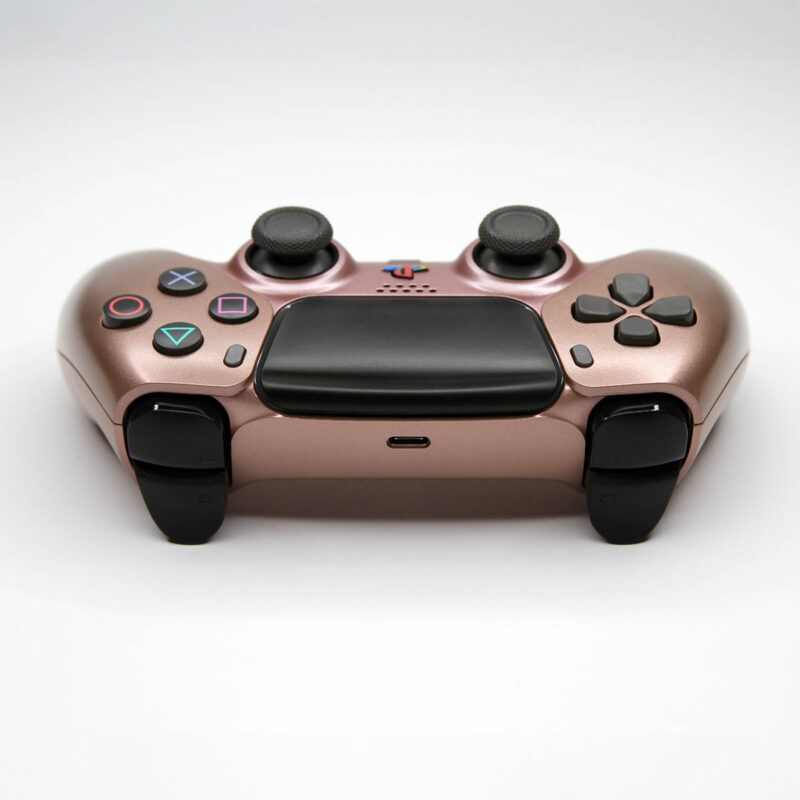 Back of Rose Gold PS5 Controller