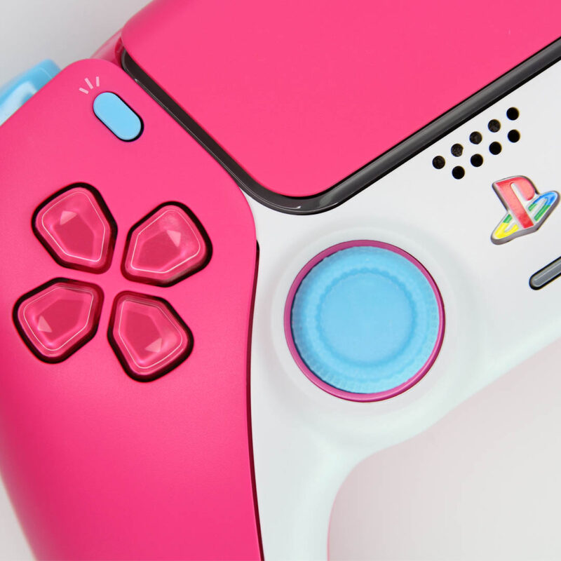 Close up of dpad on Asterlight PS5 Controller by Killscreen