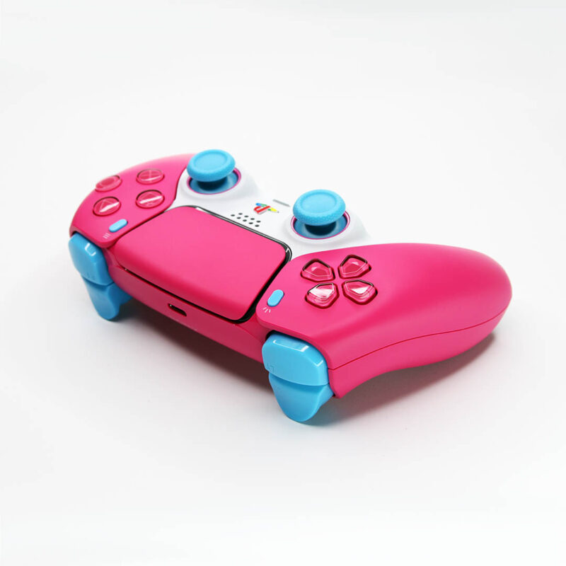Rear angle on Asterlight PS5 Controller by Killscreen