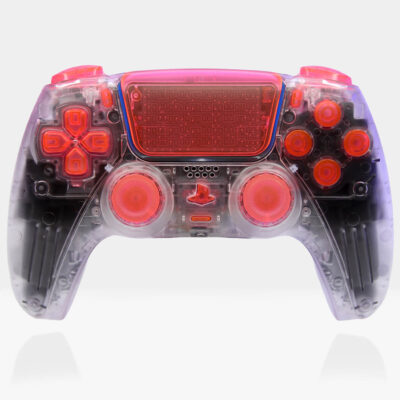 Cryon Clear Neon PS5 Controller by Killscreen